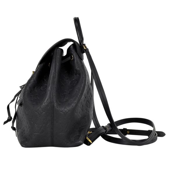 Louis Vuitton Montsouris PM Daypack Backpack Rucksack Monogram Black - Picture 2 of 7